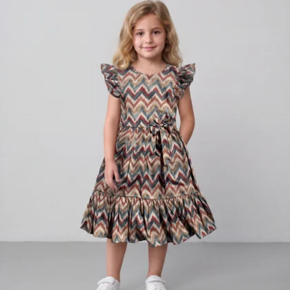 Girls Cotton Cambric Dress